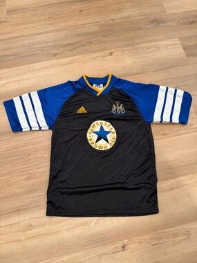 NEWCASTLE UNITED FOOTBALL SHIRT 1998/1998 TRAINING ADIDAS JERSEY SOCCER RARE